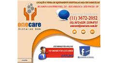 Desktop Screenshot of onecare.com.br