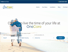 Tablet Screenshot of onecare.org.au